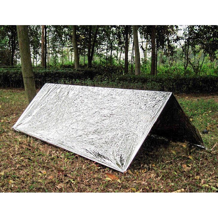 Rettungsdecke silber/gold, 160 cm x 210 cm