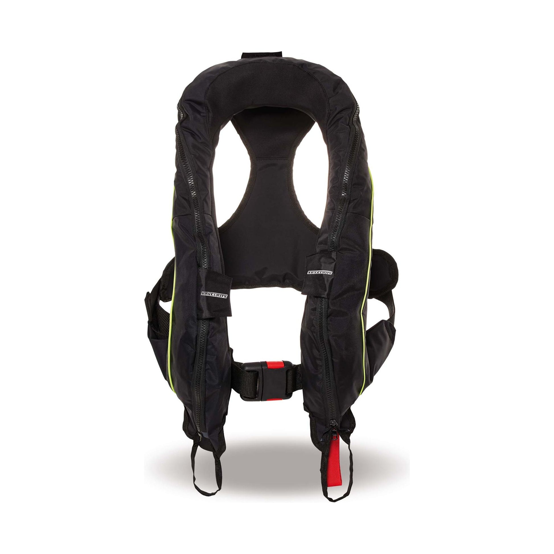 Rettungsweste SeaCurity GDR-275N, ISO 12402-2, schwarz oder rot von SeaCurity GmbH