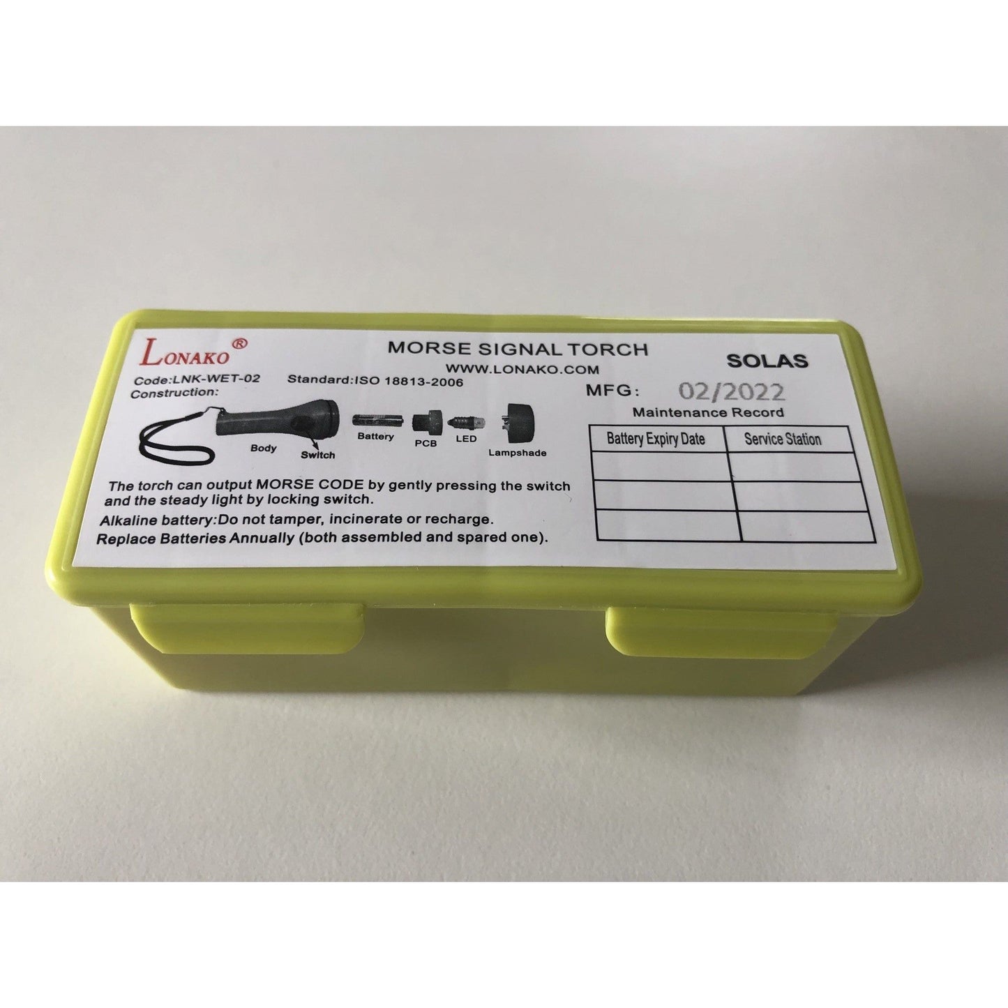 LED Morsetaschenlampe, wasserdicht von SeaCurity GmbH