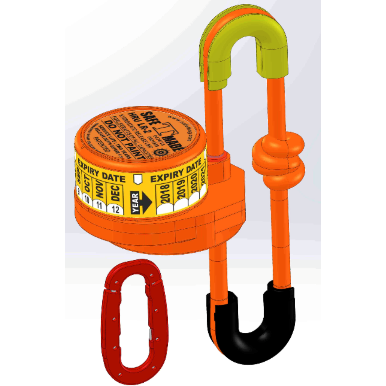 Wasserdruckauslöser für Rettungsinseln HRU-LR2 (Hydrostatic Release Unit) von SeaCurity GmbH