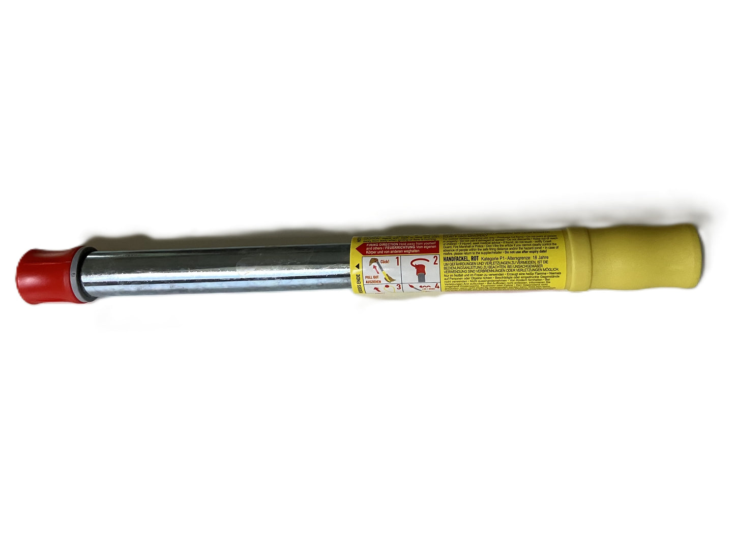 Handfackel, rot (Seenotsignal) - SeaCurity GmbH