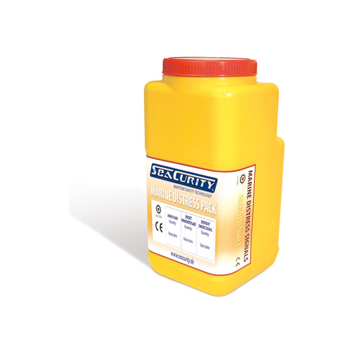 Kanister, wasserdicht, für Seenotsignale von SeaCurity GmbH