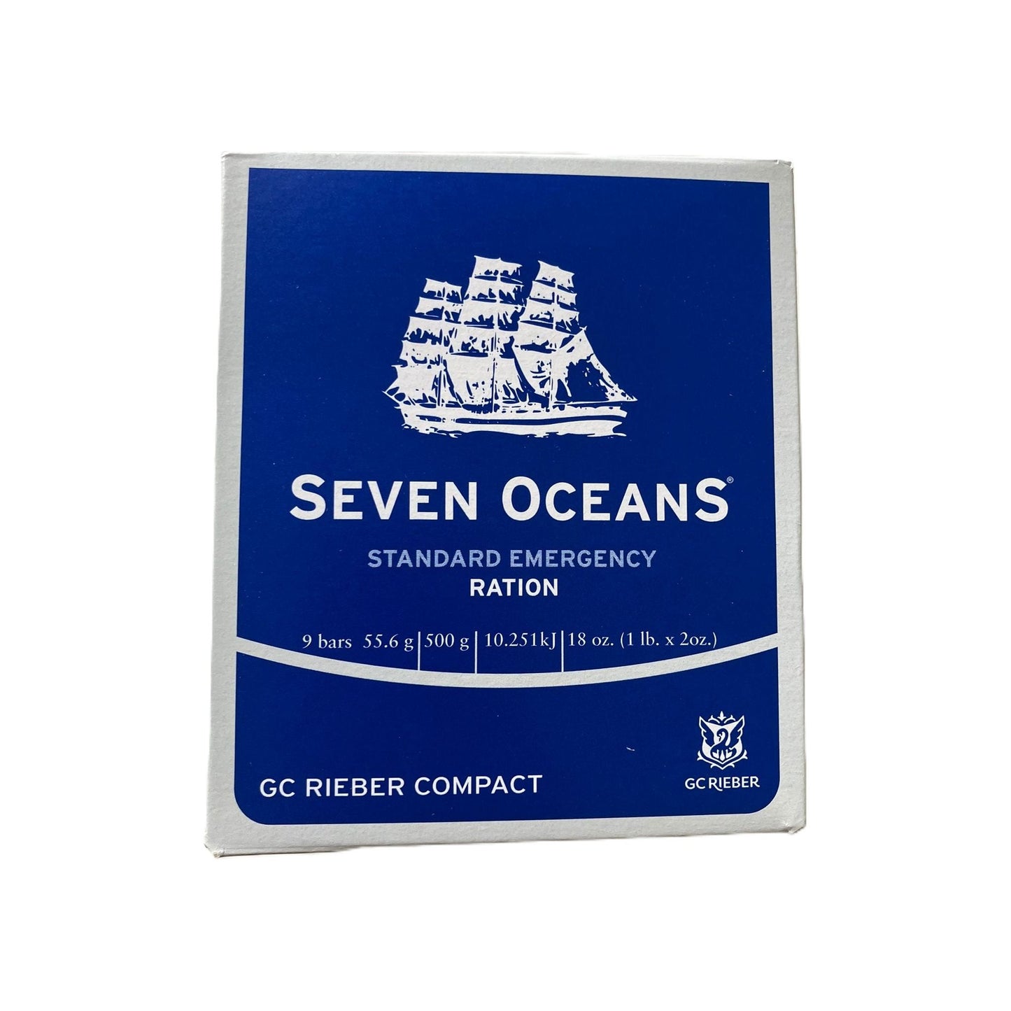 Notnahrung für Notfälle, SEVEN OCEANS, 500 g/10.251kJ, 9 Würfel zu je 270 Cal. von Seven Oceans